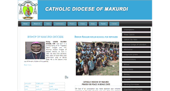 Desktop Screenshot of makurdidiocese.com