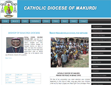 Tablet Screenshot of makurdidiocese.com